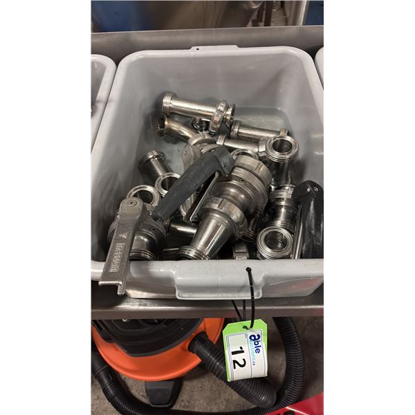 TUB OF STAINLESS FITTINGS