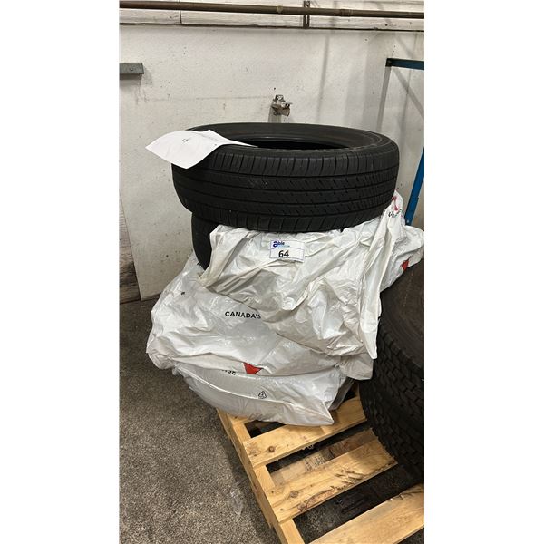 4 BRIDGESTONE 215/65R17 99H M+S TIRES