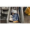 Image 4 : RACK WITH PARTS BINS, COMPLETE WITH ASSORTMENT OF BREWERY PARTS & FITTINGS, RUBBER GLOVES