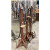 Image 2 : 3 WOODEN PORTABLE COMMERCIAL STAINLESS STEEL BAR TAP SYSTEMS WITH HOSES *NO TAP HANDLES*
