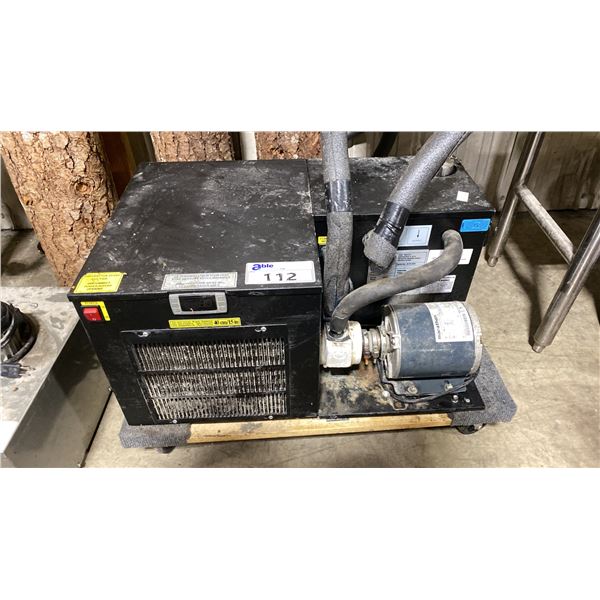 UBC GROUP 630 POLAR 360 PSIG 3/8 HP COMMERCIAL ELECTRIC GLYCOL CHILLER *CART NOT INCLUDED*