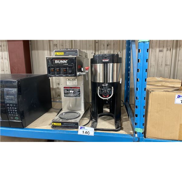 BUNN S SERIES STSF-15 STAINLESS STEEL COMMERCIAL COFFEE BREW STATION WITH BUNN STAINLESS STEEL