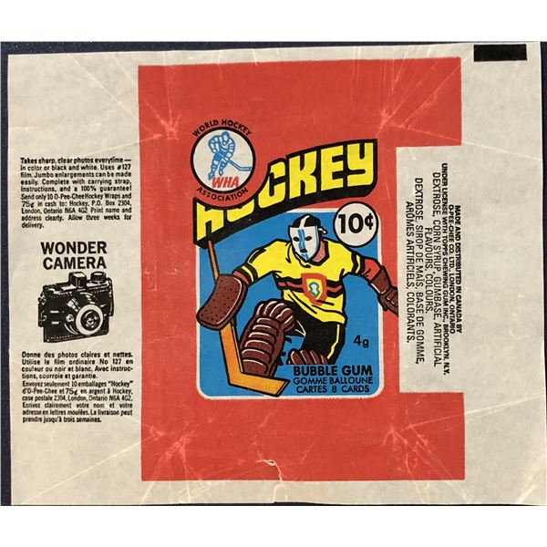 1976-77 O-PEE-CHEE WHA WRAPPER