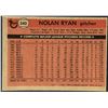 Image 2 : 1981 TOPPS NOLAN RYAN (HOF)