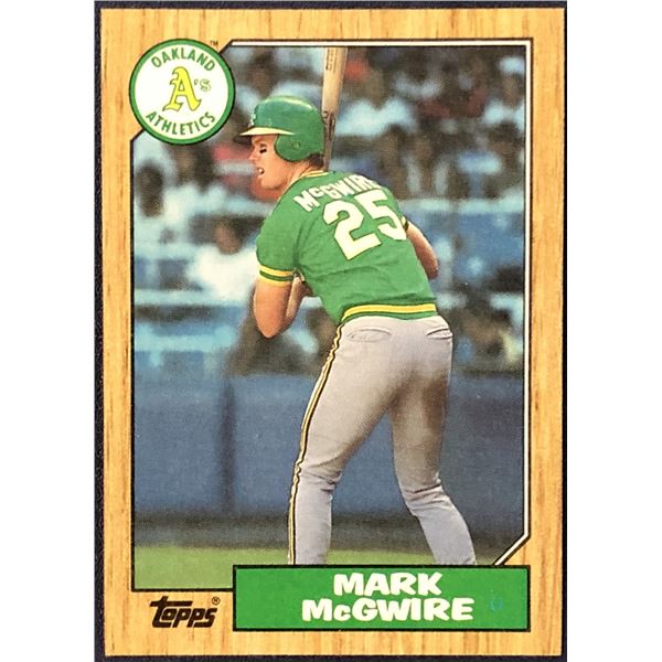 1987 O-PEE-CHEE MARK McGWIRE ROOKIE CARD