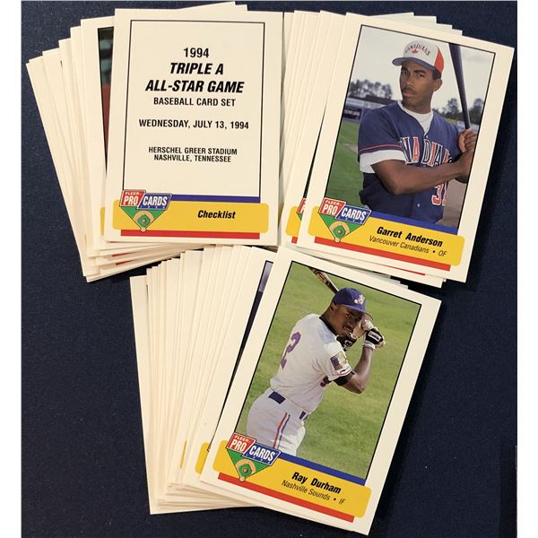 1994 FLEER AAA ALL STARS COMPLETE SET