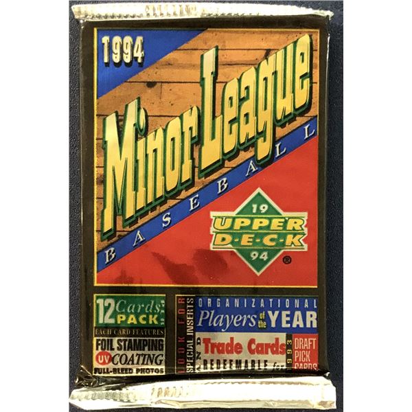 1994 UPPER DECK MINOR LEAGUE BASEBALL FOIL PACK