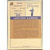 Image 2 : 1974-75 O-PEE-CHEE WHA LARS-ERIK SJOBERG ROOKIE CARD