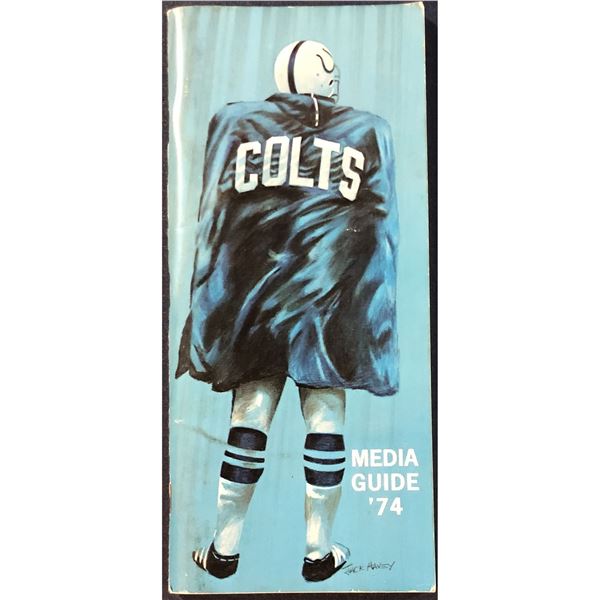 1974 BALTIMORE COLTS MEDIA GUIDE