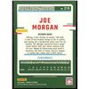 Image 2 : 2023 DONRUSS YELLOW SPLASH JOE MORGAN (HOF)