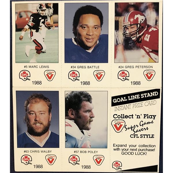 1988 VACHON CAKES CFL SHEET