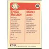 Image 2 : 1990 FLEER MOISES ALOU ROOKIE CARD