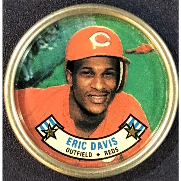 1991 TOPPS BASEBALL COIN - ERIC DAVIS
