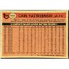 Image 2 : 1981 TOPPS CARL YASTRZEMSKI (HOF)