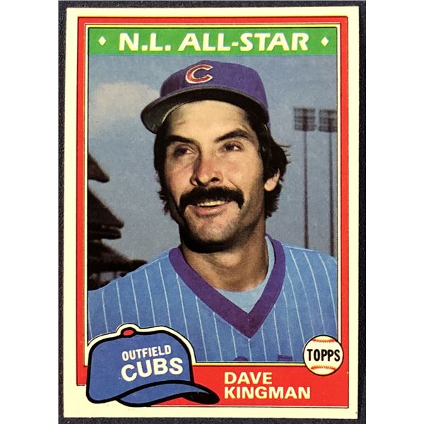 1981 TOPPS DAVE KINGMAN