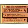 Image 2 : 1981 TOPPS FERNANDO VALENZUELA ROOKIE CARD