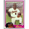 Image 1 : 1981 TOPPS TRADED JOE MORGAN (HOF)