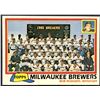 Image 1 : 1981 TOPPS MILWAUKEE BREWERS