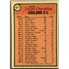 Image 2 : 1981 TOPPS OAKLAND A'S