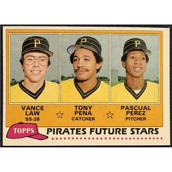 1981 TOPPS TONY PENA ROOKIE CARD