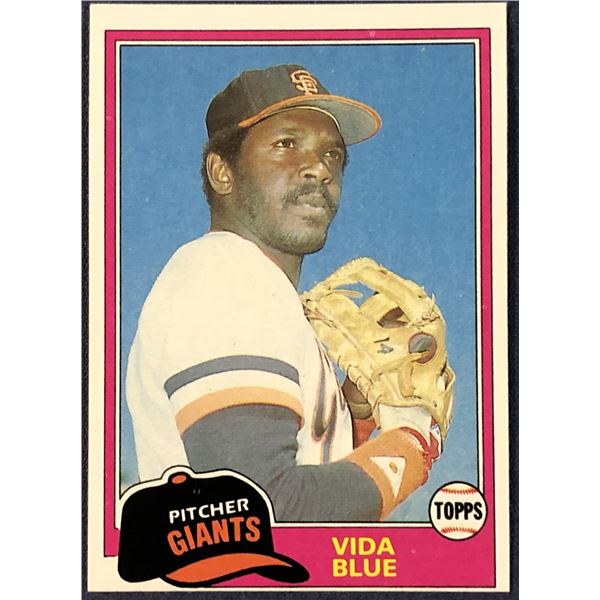 1981 TOPPS VIDA BLUE (HOF)