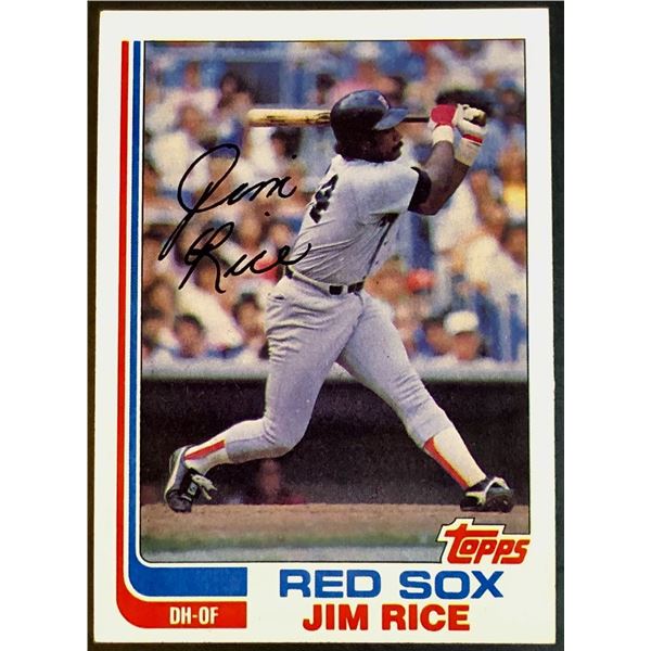 1982 TOPPS JIM RICE (HOF)