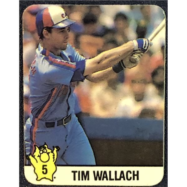 1987 HOSTESS CHIPS BASEBALL TIM WALLACH