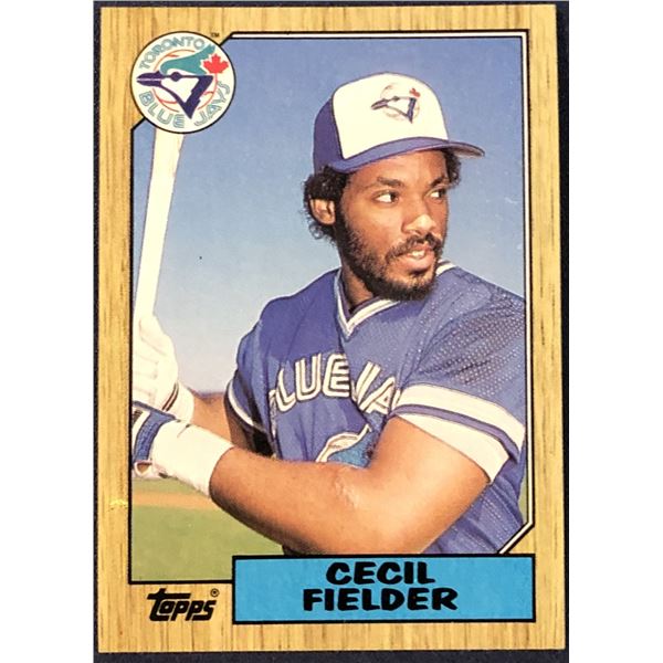 1987 TOPPS CECIL FIELDER