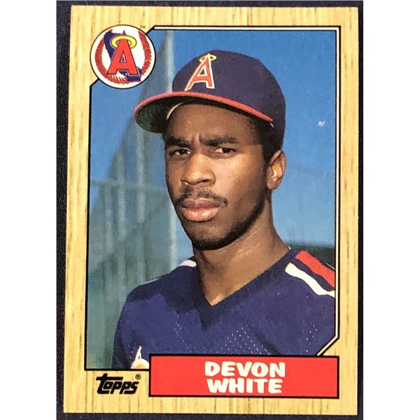 1987 TOPPS DEVON WHITE