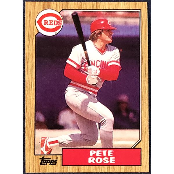 1987 TOPPS PETE ROSE
