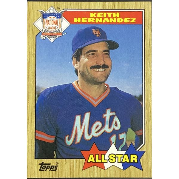 1987 TOPPS KEITH HERNANDEZ