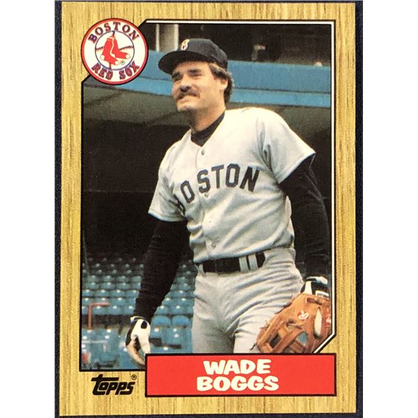 1987 TOPPS WADE BOGGS (HOF)