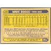 Image 2 : 1987 TOPPS WADE BOGGS (HOF)