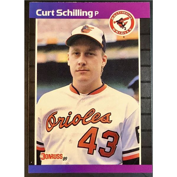 1989 DONRUSS CURT SCHILLING ROOKIE CARD
