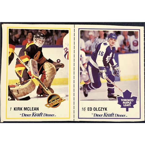 1989-90 KRAFT DINNER NHL - KIRK McLEAN