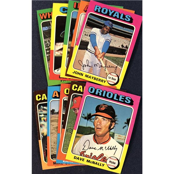 1975 TOPPS BASEBALL MINI'S (10)