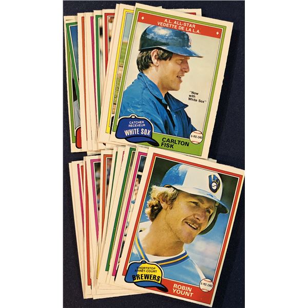 1981 O-PEE-CHEE BASEBALL COLLECTION (25)