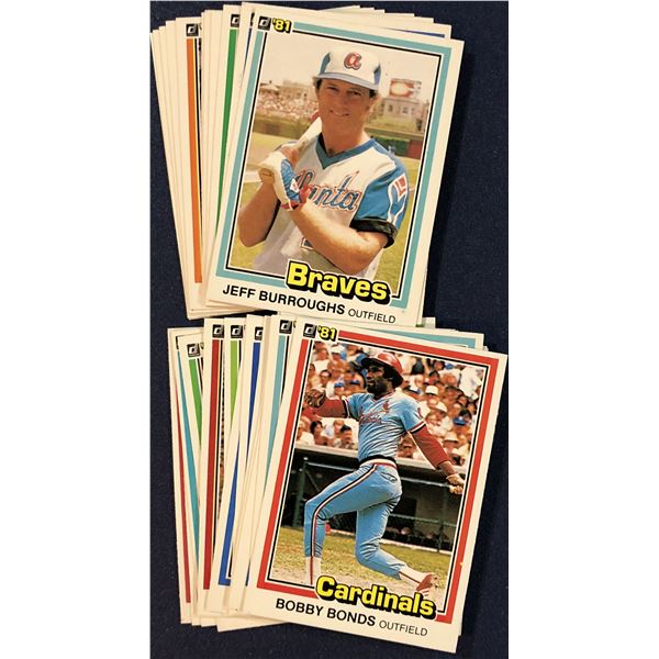 1981 DONRUSS BASEBALL COLLECTION (25)