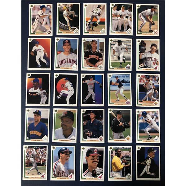 1991 UPPER DECK BASEBALL COLLECTION - 25 CARDS