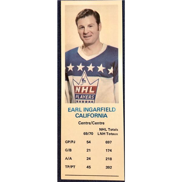 1970-71 DAD'S COOKIES EARL INGARFIELD