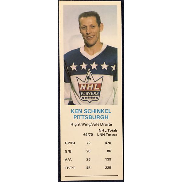 1970-71 DAD'S COOKIES KEN SCHINKEL