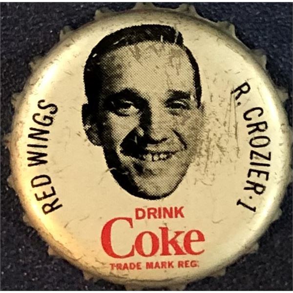 1964-65 COCA COLA NHL BOTTLE CAPS - ROGER CROZIER (HOF)