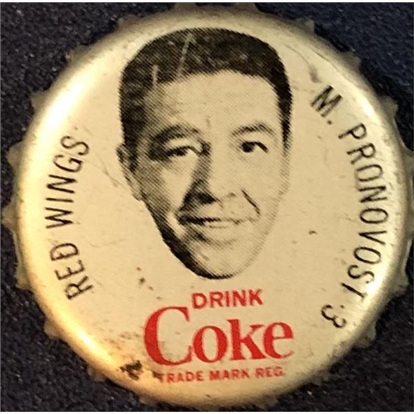 1964-65 COCA COLA NHL BOTTLE CAPS - MARCEL PRONOVOST (HOF)