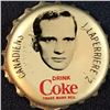 Image 1 : 1964-65 COCA COLA NHL BOTTLE CAPS - JACQUES LAPERRIERE (HOF)