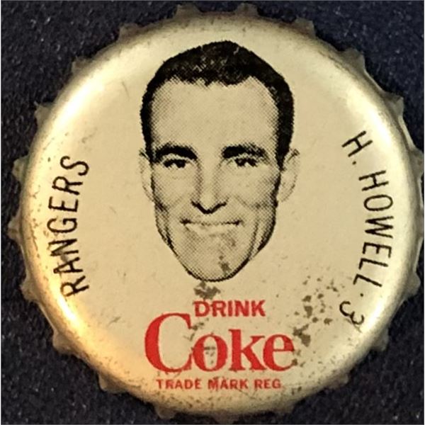 1964-65 COCA COLA NHL BOTTLE CAPS - HARRY HOWELL (HOF)