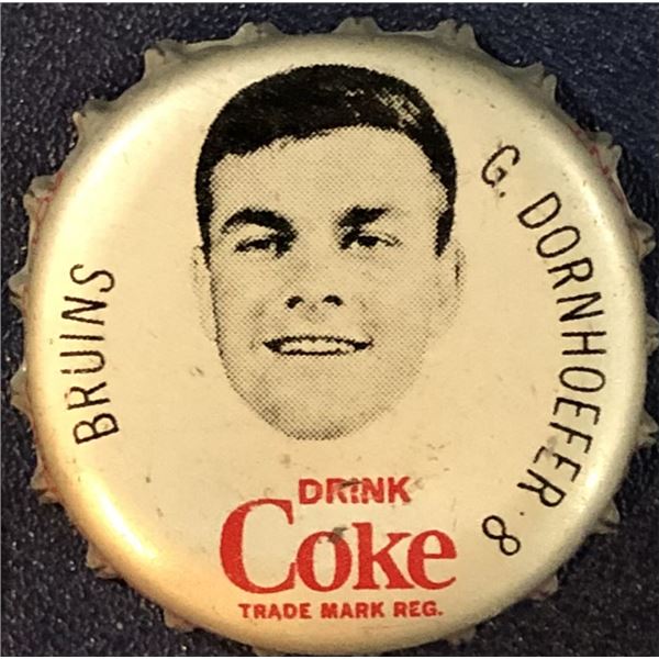 1964-65 COCA COLA NHL BOTTLE CAPS - GARY DORNHOEFER