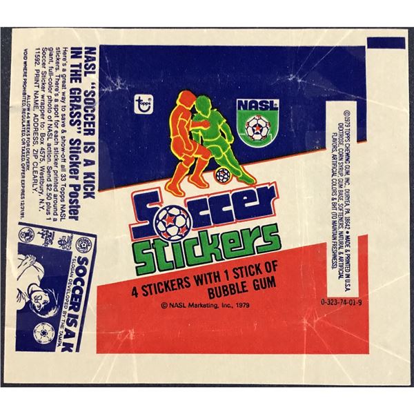 1979 TOPPS NASL SOCCER WRAPPER