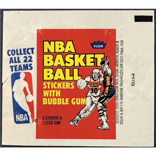 1979-80 FLEER NBA BASKETBALL WRAPPER