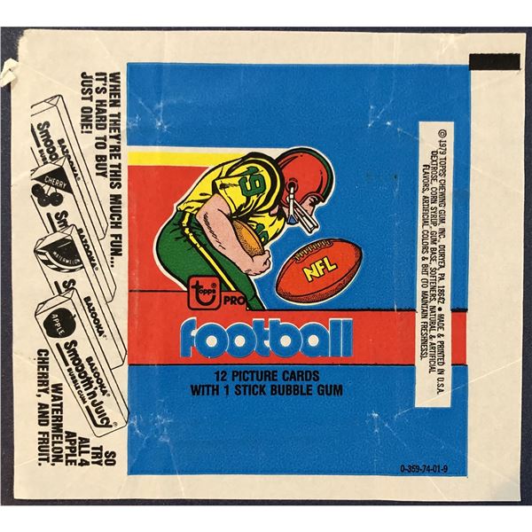 1979 TOPPS FOOTBALL WRAPPER