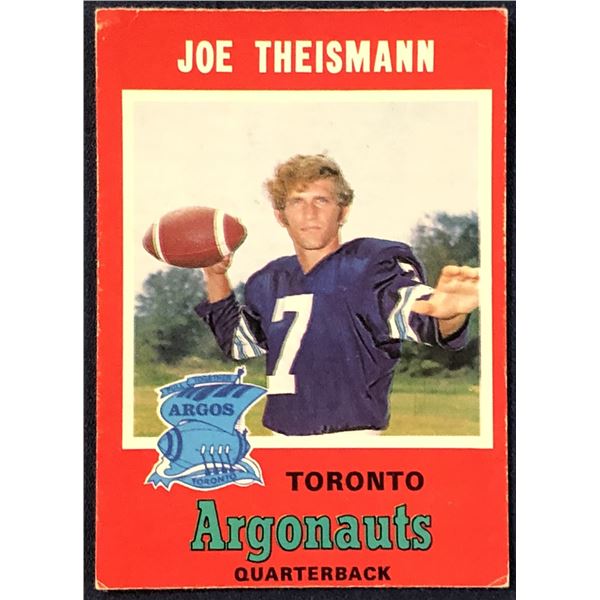 1971 O-PEE-CHEE CFL JOE THEISMANN (HOF)